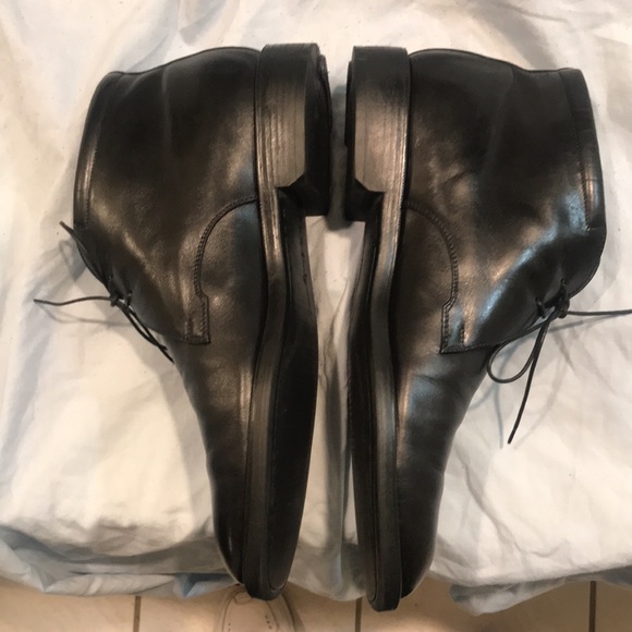 Salvatore Ferragamo leather chukka boots size 10/D used conditions